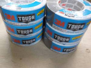 lot 145 image: 6 Rolls 3M Tough Outdoor Duct Tape ...