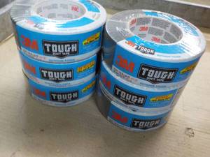 lot 150 image: 6 Rolls 3M Tough Outdoor Duct Tape ...