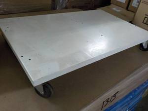 lot 181 image: 33 x 20 Metal Base with Wheels...