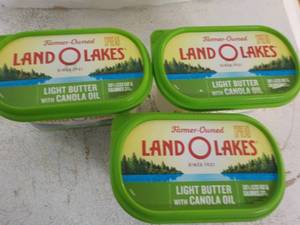 lot 230 image: 3 Frozen 24 oz Tubs Land O Lakes Li...