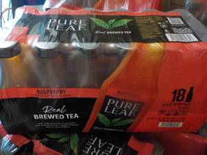 lot 240 image: 18 Pack Pure Leaf Real Raspberry Br...