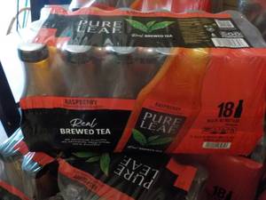 lot 241 image: 18 Pack Pure Leaf Real Raspberry Br...