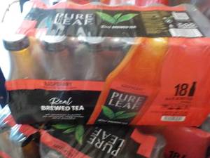 lot 242 image: 18 Pack Pure Leaf Real Raspberry Br...