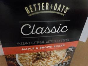 lot 253 image: 6 boxes 10 Pouches Each Better Oats...