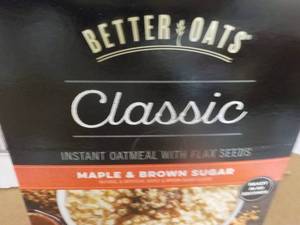 lot 254 image: 6 boxes 10 Pouches Each Better Oats...