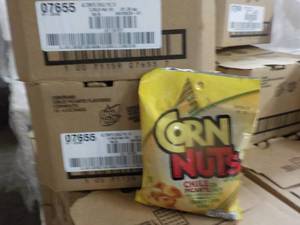 lot 266 image: 2 - 12 ct Boxes Corn Nuts Chili Pic...
