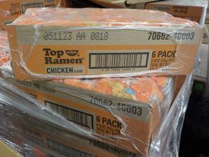 lot 281 image: 2 Cases 6 Pack each Top Ramen Chick...