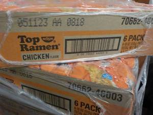lot 283 image: 2 Cases 6 Pack each Top Ramen Chick...