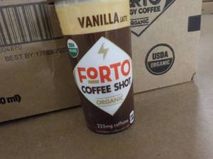 lot 304 image: 3 - 12 pack Boxes Forto Vanilla Lat...