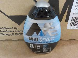 lot 322 image: 2 - 12 ct Boxes Mio Sport Berry Bla...