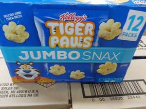 lot 325 image: 2 - 4 ct each Tiger Paws Jumbo Snax...