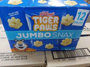 lot 327 image: 2 - 4 ct each Tiger Paws Jumbo Snax...