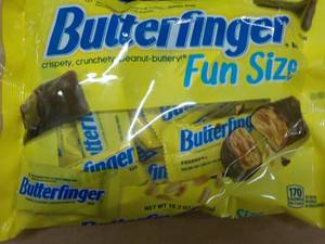 lot 336 image: 6 - 10.2 oz Bags Butterfinger Fun S...