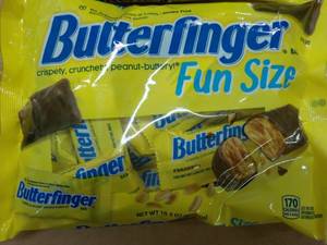 lot 337 image: 6 - 10.2 oz Bags Butterfinger Fun S...