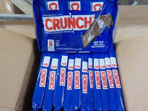 lot 338 image: 12 - 6 ct Crunch Bars - 6 each 36 t...