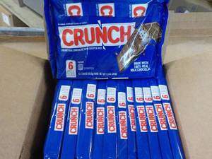 lot 339 image: 12 - 6 ct Crunch Bars - 6 each 36 t...