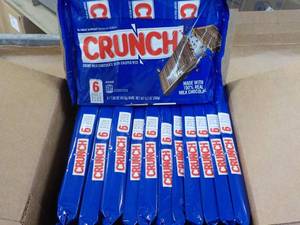 lot 340 image: 12 - 6 ct Crunch Bars - 6 each 36 t...