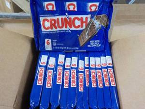 lot 341 image: 12 - 6 ct Crunch Bars - 6 each 36 t...