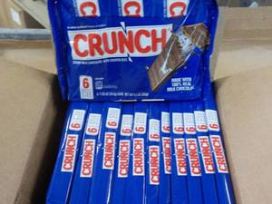 lot 344 image: 12 - 6 ct Crunch Bars - 6 each 36 t...