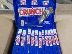 lot 345 image: 12 - 6 ct Crunch Bars - 6 each 36 t...