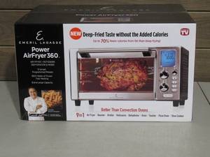 lot 10 image: Emeril Lagasse - AirFryer - Brushed Stainless Steel