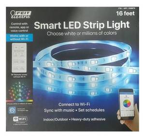 lot 124 image: Feit Electric Wi-Fi Smart 16 LED Strip Light
