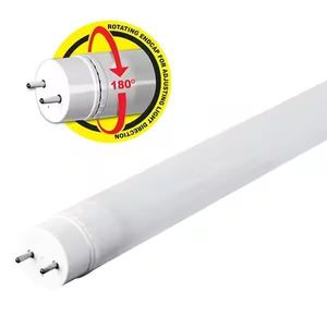 lot 107 image: 14-Watt 4 ft. T8T12 G13 Type A Plug and Play Linear LED Tube Light Bulb, Cool White 4100K (4-Pack)