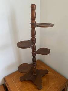 Vintage Wood Plant Stand