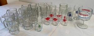 Lot of Beer Mugs, Collectors Beer Glasses