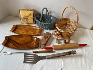 Wooden Baskets, Kitchen Decor, Wood Platters, and More