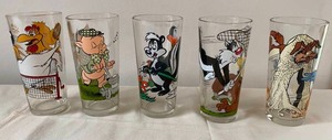 1970s Pepsi Collectors Series Looney Toon Glasses