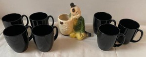 Royal Copley Bud Vase, Corelle Stoneware Mugs