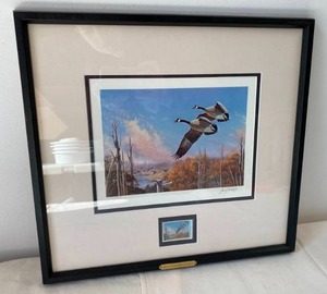 Larry Toschik Framed & Signed Limited Edition Lithograph