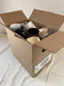 Box of Assorted Coffee Mugs