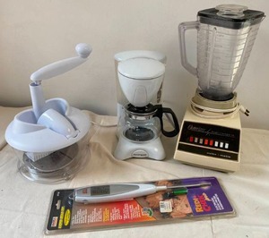 Food ProcessorChopper, Blender, Coffee Maker, Electric Thermometer
