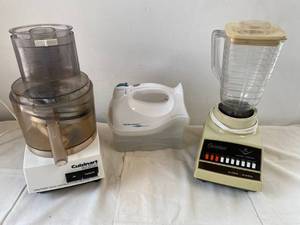 Food Processor, Blender, Electric Mixer