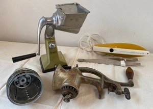 Vintage Meat Grinders, Electric Knife