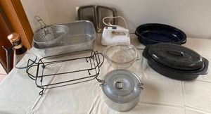 Small Roasting Pans, Electric Mixer, Metal Pan Holders & More