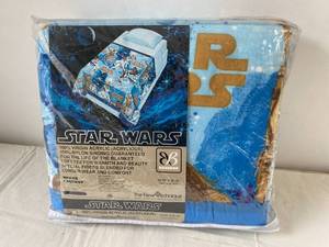 New in Package Vintage Star Wars Blanket