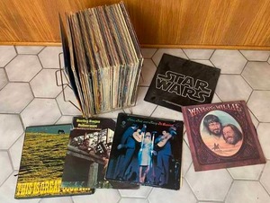 Lot of Vintage Records Peter, Paul & Mary, Star Wars, and More