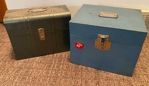 Vintage Metal Storage Containers