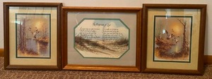Framed Duck Art Prints by , The Footprints of God Framed Artwork