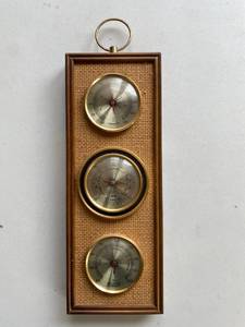Vintage Humidity, Weather, and Temperature Gauge