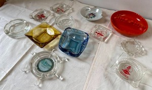 Lot of Ashtrays