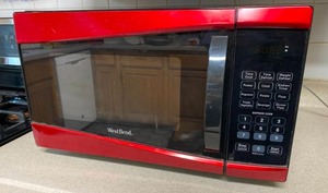 West Bend Red Microwave