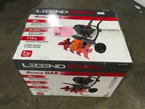 lot 3 image: Legend Force 15 in. 46 cc Gas Powered 4-Cycle Gas Cultivator Customer Returns See Pictures