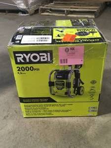 lot 4 image: RYOBI  2000 PSI 1.2 GPM Cold Water Corded Electric Pressure Washer  Customer Returns See Pictures