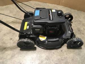 lot 20 image: PowerSmart 21 in. 3-in-1 Gas Self Propelled Walk Behind Lawn Mower   Customer Returns See Pictures