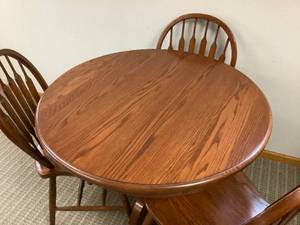 Wood Table Set