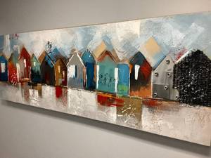 Wall Canvas Mixed Materials